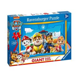 Puzzle infantil gigante de 24 piezas, El equipo de los cachorros en acción, Patrulla Canina, a partir de 3 años, Aventura, 03090, Ravensburger