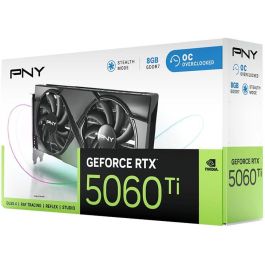 PNY Tarjeta Gráfica RTX 5060 Ti 8GB GDDR7 Overclocked