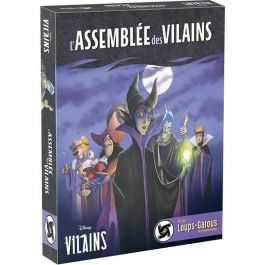 Asmodee Hombres Lobo de Thiercelieux: La Asamblea de los Villanos - Juego de Mesa Edición Disney para 6-12 Jugadores, +10 Años, 30 Minutos