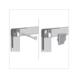 Tablero Corcho Nobo Essence Marco Aluminio 150X120 Cm