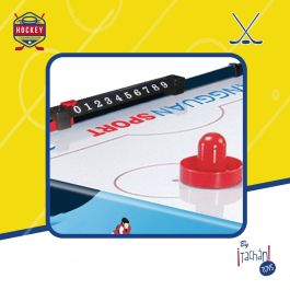 Tachan 20228E Mesa de Juego de Hockey de Aire con Patas y Marcador Digital, Medidas 121x61x79 cm, para +14 años