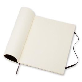 Cuaderno Moleskine Clasico Tapa Blanda 19X25 192H 70Gr. Lisa Con Goma Negra