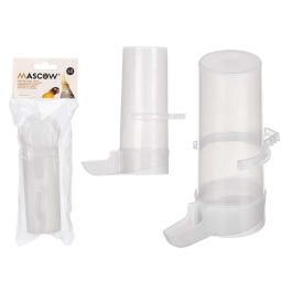 Bebedero para Jaula Mascow 100 ml, Blanco Transparente, 5x12x8.5 cm (24 Unidades) Precio: 18.49999976. SKU: B12CSD6V8D