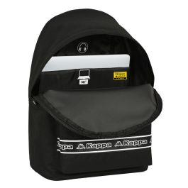 Mochila Escolar Kappa 31 x 41 x 16 cm Negro