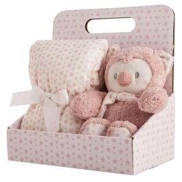 Manta doble cara 75 x75 + peluche buho 25 cm caja Precio: 15.49999957. SKU: S2427042