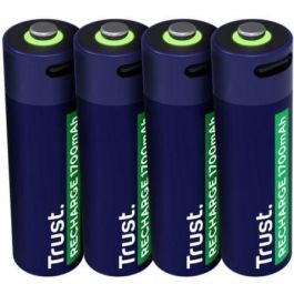 Trust 25631 Pack de 4 Pilas AA Recargables USB-C Precio: 27.50000033. SKU: B1DPVP35AW