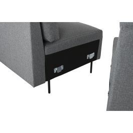 Sofa Moderno DKD Home Decor Gris 152.5 x 84 x 276 cm Sofa Moderno DKD Home Decor Gris 152.5 x 84 x 276 cm