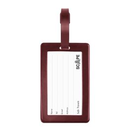 Scape Travel identificador de maleta 2D rojo 106*66mm