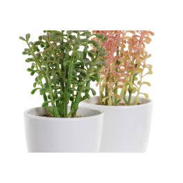 Planta DKD Home Decor Naranja Verde 8 x 18.5 x 10 cm (6 Unidades)