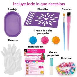 Set de Peluquería Barbie Rainbow Tie 15,5 x 10,5 x 2,5 cm Cabello con mechas Multicolor Set de Peluquería Barbie Rainbow Tie 15,5 x 10,5 x 2,5 cm Cabello con mechas Multicolor