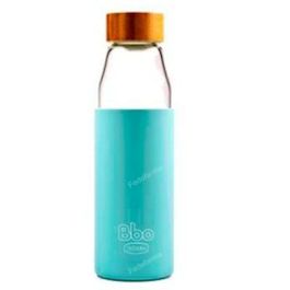IRISANA Botella de Agua Reutilizable de Borosilicato con Tapón de Bambú y Funda de Silicona Azul 500 ml IRISANA Botella de Agua Reutilizable de Borosilicato con Tapón de Bambú y Funda de Silicona Azul 500 ml Precio: 13.50000025. SKU: B16FWY6KSL