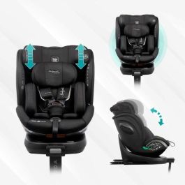 Babyauto BAB8435593702482 Silla de Coche Scudda Grey Dobby I-Size ISOFIX Giratoria 360° desde Nacimiento (0-36 kg) ECE R129