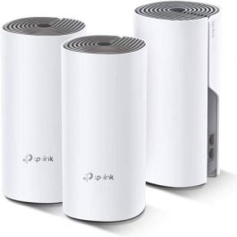 TP-Link Deco E4 Sistema WiFi Mesh AC1200 Doble Banda, Pack 3 unidades con Cobertura de 370m² y Roaming Continuo