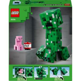 LEGO 21276 Minecraft Figura de Acción Articulada El Creeper Construible 21 cm de Altura con Cabeza Móvil y Compartimento Secreto LEGO 21276 Minecraft Figura de Acción Articulada El Creeper Construible 21 cm de Altura con Cabeza Móvil y Compartimento Secreto