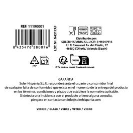 La Mediterranea Vaso Odiel 300 cc Ø8.8x9 cm (48 Unidades)