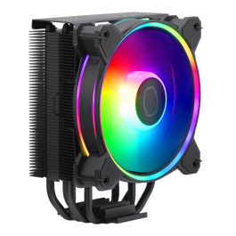 Cooler Master Hyper 212 Halo Black Refrigerador de aire para procesador, Negro, RR-S4KK-20PA-R1, 4 tubos disipadores, LED Multi, PWM, soporte LGA/AM4/AM5 Cooler Master Hyper 212 Halo Black Refrigerador de aire para procesador, Negro, RR-S4KK-20PA-R1, 4 tubos disipadores, LED Multi, PWM, soporte LGA/AM4/AM5