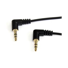 Startechcom Cable Audio Estéreo 3.5mm Macho - Macho Acodado Negro 30CM Precio: 5.59000035. SKU: S55056648