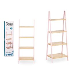 Estantería Escalera 4 Estantes Bambú Rosa Natural 40x109x30 cm - Berilo Precio: 27.50000033. SKU: B125J8P8SW