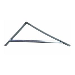 Fepre Escuadra de acero zincado Fortex 33x50 cm, alta resistencia, peso máximo 200kg