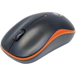 MANHATTAN 179409 Ratón Inalámbrico Óptico 1000 DPI Naranja/Negro, Ambidextro, para Oficina Precio: 27.59000013. SKU: B1CACW5X5V
