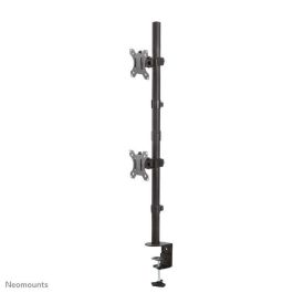 Neomounts FPMA-D550DVBLACK Brazo Doble para Monitor de Movimiento Completo (Abrazadera y Pasacables) para Dos Monitores/Pantallas de hasta 32" - Negro