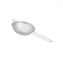 Quid Colador Renova 14 cm de Metal, Color Acero con Asas de Acero