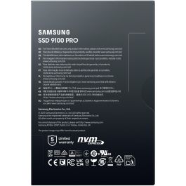 SAMSUNG MZ-VAP1T0BW SSD M.2 1TB PCIe 5.0 NVMe 9100 PRO