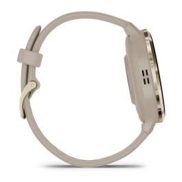 Garmin Venu 3S french gray/softgold Reloj Inteligente con GPS y Monitor de Actividad AMOLED Pantalla Táctil 1.2" Unisex Sumergible