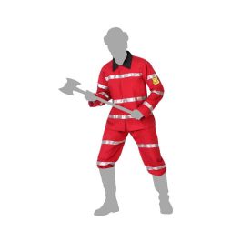 Disfraz Bombero Hombre Adulto Rojo XL Disfraz Bombero Hombre Adulto Rojo XL