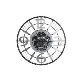 Reloj de Pared DKD Home Decor Plateado Negro Hierro (80 x 7 x 80 cm) Precio: 141.59000009. SKU: S3037682