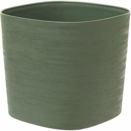 Garden ID Respect 08310346 Maceta con reserva de agua Verdigris 40x40 cm 100% reciclable de residuos domésticos Superficie estructurada