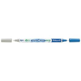 Pelikan 850M Borratintas Super-Pirat ECO, Corrector de tinta azul real, Multicolor, Material Plástico