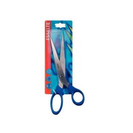 Tijeras Esselte Gama Premiun 200 mm Acero Inoxidable Mango Ergonomico Color Azul 2 unidades