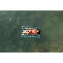 Bestway BES6941607331828 Colchón Hinchable para Piscina Retro Beats, para 1 Adulto, capacidad máxima 90 kg, Color Verde