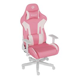 GENESIS Nitro 710 Silla Gaming de PC Ergonómica con Respaldo Ajustable y Reposabrazos 2D. Piel Ecológica Blanco - Soporta 150kg