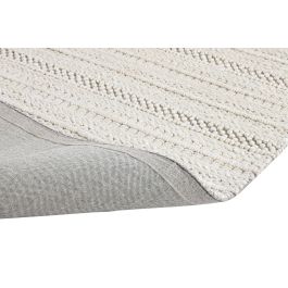 DKD Home Decor Alfombra Colección Carpets abril 25a Estilo Boho Crudo de Lana y Viscosa Antideslizante 4000 gsm - 230 x 160 cm