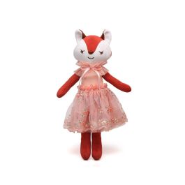 KioKids Muñeca de Trapo Zorro para Bebés y Niños, Juguete Suave +10 Meses