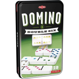 Tactic Domino Double 6 Caja de metal Precio: 25.4999998. SKU: B16BTCCXLK