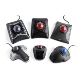 Kensington ExpertMouse Trackball Inalámbrico, Ambidextro, RF Wireless + Bluetooth, 400 DPI, Negro