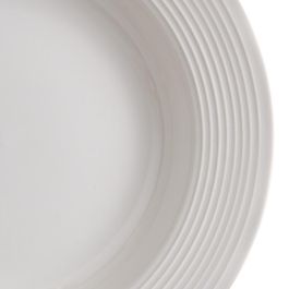 Plato Hondo Blanco Porcelana Cocina 22,50 X 22,50 X 4 cm