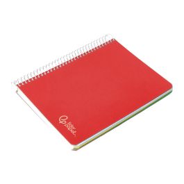 Cuaderno Espiral Liderpapel A5 Micro Witty Tapa Dura 120H 90 gr Horizontal 8 mm 5 Bandas 6 Taladros Colores Surtidos