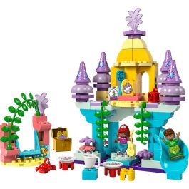 LEGO 10435 DUPLO Disney La Sirenita Ariel: El Palacio Mágico Subacuático - Set de Construcción con Figura de Ariel