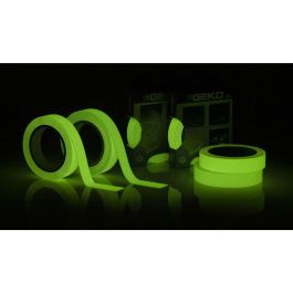 Geko Cinta antideslizante fotoluminiscente 5 m x 25 mm para superficies resbaladizas