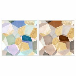 Cuadro Moderno DKD Home Decor Multicolor 4.5 x 103 x 103 cm (2 Unidades) Precio: 129.68999978. SKU: S3017971