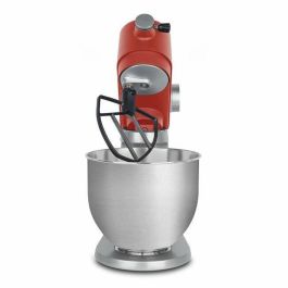 Hkoenig KM124 Procesador de Alimentos 5L 8 Velocidades – Rojo Mate y Plata