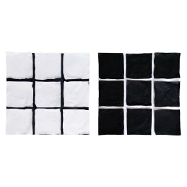 DKD Home Decor Cuadro Moderno Lienzo Papel Blanco Negro 80x80x4 cm (2 Unidades) Precio: 122.49999949. SKU: B17C5QGGBE
