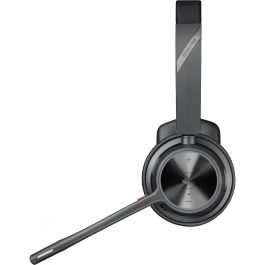 Poly Voyager 4310-M UC 4300 UC Serie Auriculares monoaural Bluetooth inalámbricos para oficina/centro de llamadas, diadema, negro