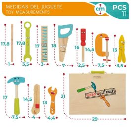 Juego de herramientas para niños Woomax 11 Piezas 2 Unidades