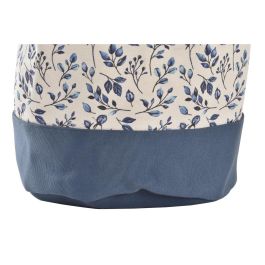 Cesta Ropa Shabby DKD Home Decor Azul Blanco 30 x 40 x 30 cm