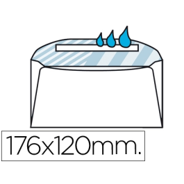Liderpapel Sobre N.7 Blanco Comercial Normalizado 120x176mm Engomado Caja 500 Unidades Precio: 14.58999971. SKU: B1CZADCTKS